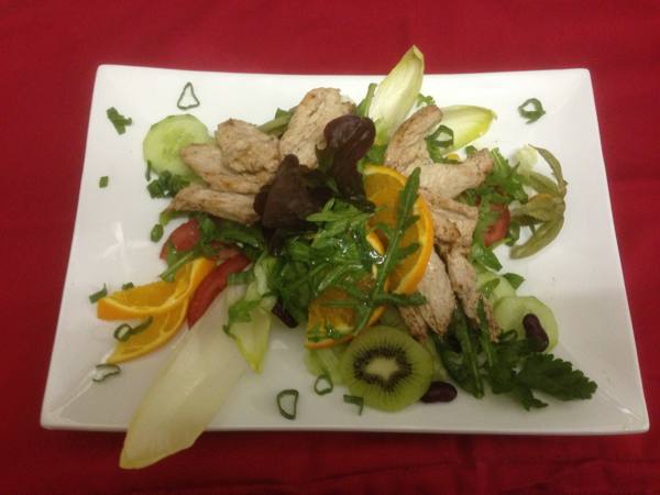 Calamari mit Salat